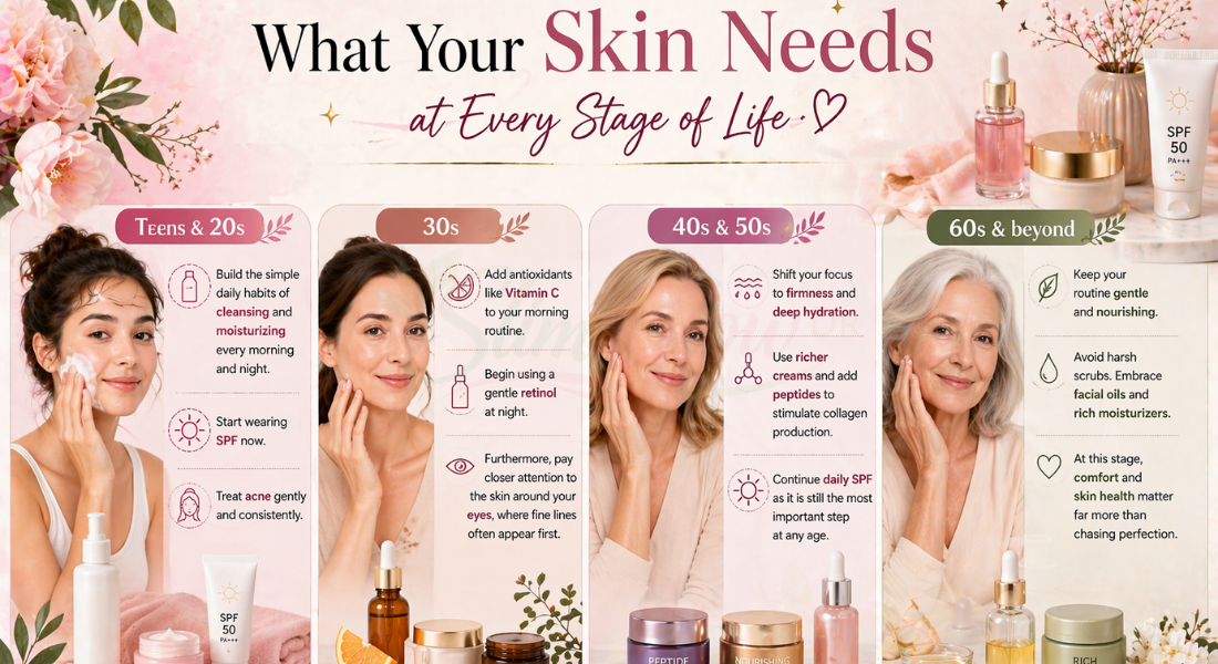 What Your Skin Needs at Every Stage of Life