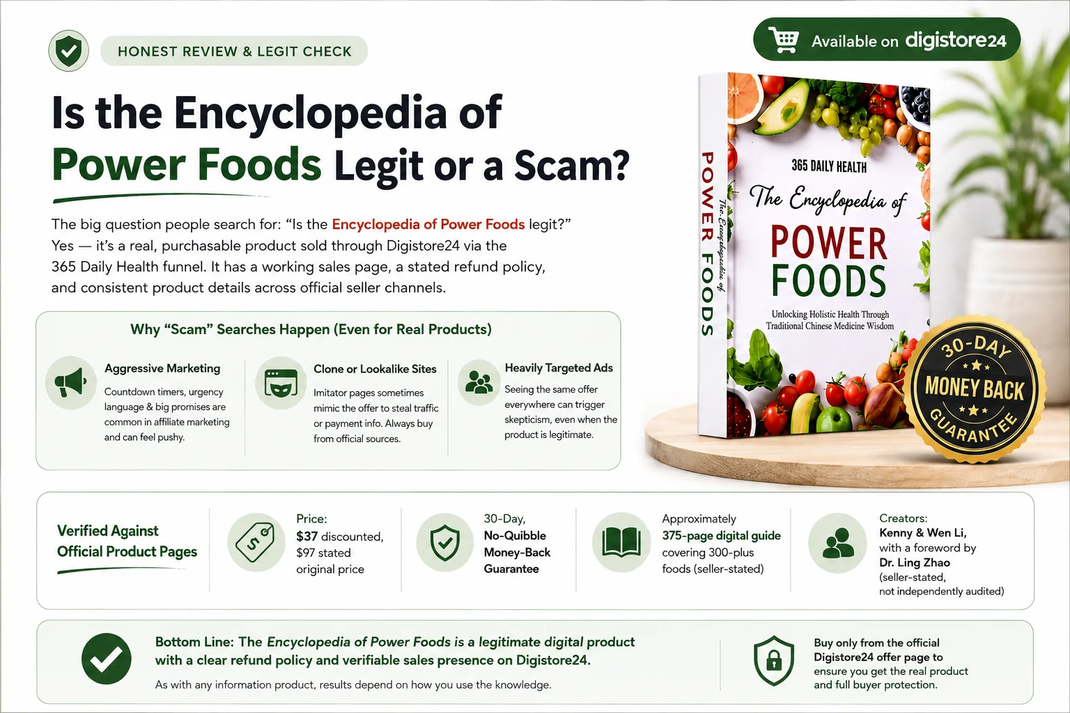 Is the Encyclopedia of Power Foods Legit or a Scam?